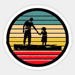 Regalo del día del padre | Father and daughter Sticker